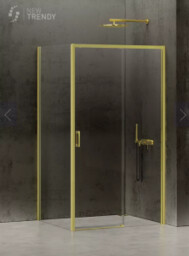 NEW TRENDY D-0424A/D-0223B Kabina prysznicowa PRIME LIGHT GOLD
