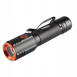 Latarka akumulatorowa, 1xxLED, 1x2200 mAh, czarna, 20W, 2000