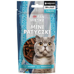 PAN MIĘSKO Przysmak dla kota Mini Patyczki Tuńczyk