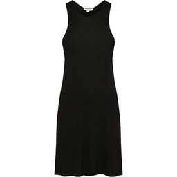 Calvin Klein Sukienka damska Kobiety Dżersej czarny jednolity