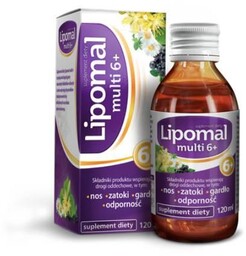 Lipomal Multi 6+, 120 ml - syrop