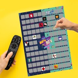 Plakat zdrapka Top 100 Films - 100 filmów,