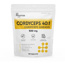Proton Labs Cordyceps 500 mg, 90 kaps.