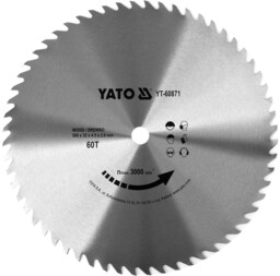 Yato TARCZA DO DREWNA BEZ WIDII 500X60TX32MM YT-60871