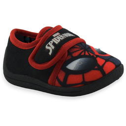 Świecące wygodne kapcie na rzep dla chłopca Spider-Man