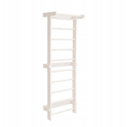 Drewniana drabinka gimnastyczna Cherry White biały