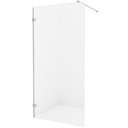 Chromowana ścianka prysznicowa 100 cm EXK-1801 Avexa New