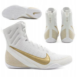 Buty Do Boksu Męskie Nike Machomai 3 Biało-Złote