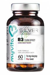 Witamina B3 16 mg (Kwas) SILVER PURE, Myvita
