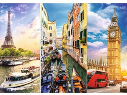 Trefl, puzzle, Wycieczka po Europie, 4000 el.