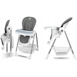 Krzesełko do karmienia Lionelo Linn Plus Grey