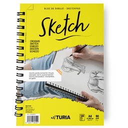 120 arkuszy papieru 90 gr. notatnik szkicowy