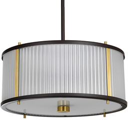 Kichler Żyrandol LAMPA wisząca Corona DL-CORONA-3P-BAB Elstead okrągła