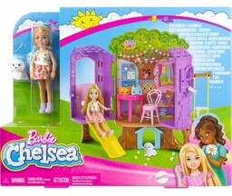 Barbie Lalka Chelsea Domek na drzewie HPL70