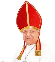 Czapka biskupa Mitra - 1 szt.