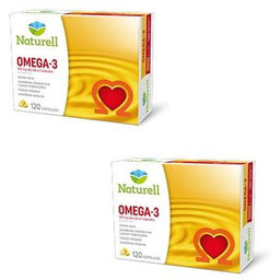 Zestaw Naturell Omega-3, 2 x 120 kapsułek