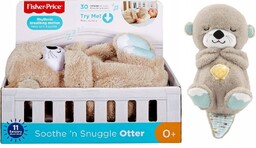 Fisher Price Wydra Usypianka Przytulanka Szumiący Uspokajacz Miś