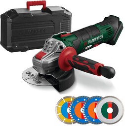 Akumulatorowa szlifierka kątowa Parkside tarcze diamentowe 125mm Pwsa
