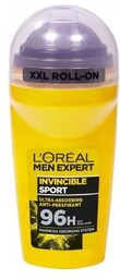 L''OREAL MenExpert Invincible Sport Deodorant 96H Roll-On Antyperspirant,