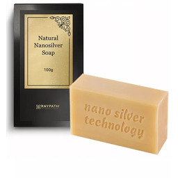 Szare mydło z nanosrebrem Natural Soap 100g Raypath