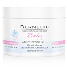 DERMEDIC EMOLIENT BABY Masło intensywnie natłuszczające, 225ml ->