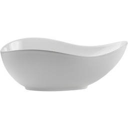 COMAD Umywalka nablatowa CLOUD FREE biały połysk E-6588