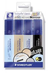 Zakreślacze Classic Vintage Staedtler 4 kolory S364WP4