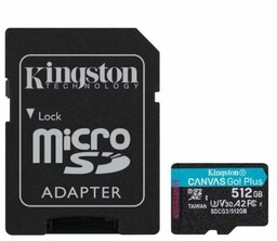 Kingston Karta pamięci microSD 512GB Canvas Go Plus