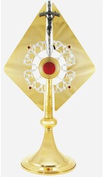 Relikwiarz z krzyżem papieskim