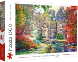 Trefl PUZZLE 1500 JESIENNY DWOREK TREFL