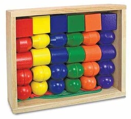 Melissa & Doug, liczydło drewniane Koraliki