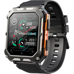 Zegarek MĘSKI SMARTWATCH Rubicon RNCF27 orange 410mAh
