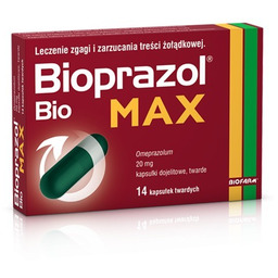 Bioprazol Bio Max 20 mg, kapsułki