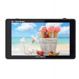 Dotykowy monitor podglądowy Feelworld LUT6S jasny 3D Lut
