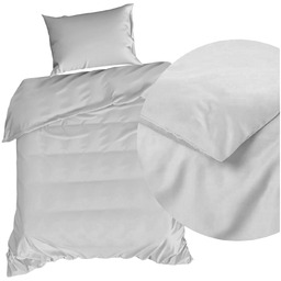 Pościel 140 x 200 2cz Satynova Nova3 J.Szary