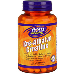 Suplement diety, NOW Foods - Kre-Alkalyn Creatine, 120