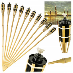 Pochodnia Bambusowa Ogrodowa Naturalna 120 cm na Olej