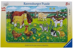 Puzzle dla dzieci 2D w ramce: Zwierzęta domowe