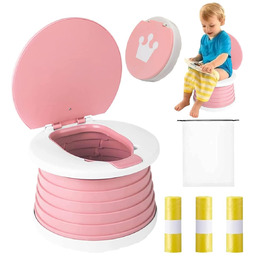 Przenośny nocnik - składana toaleta treningowa dla małych