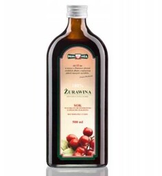 POLSKA RÓŻA Sok żurawinowy 100% bez cukru 500ml