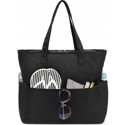 Torba Plażowa Damska Wodoodporna Duża Z Kieszeniami Suwakiem