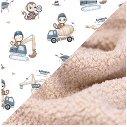 Bonjour Cherie Kokon niemowlęcy bambus i boucle Monkey