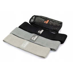 Zestaw 3 gum do ćwiczeń hip band Majestic