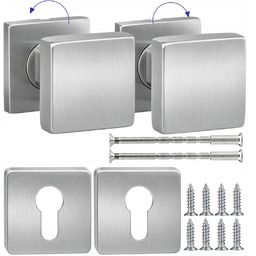 Gałka Do Drzwi Furtki Bramki Kwadratowa Stal Nierdzewna