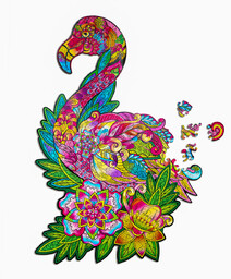 Puzzle Drewniane Baśniowy Flaming