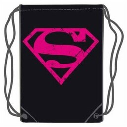 Last Level - Plecak Torba Superman Logo Różowy,