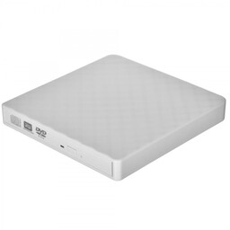 KRUX Zewnętrzny napęd optyczny DVD BIAŁY