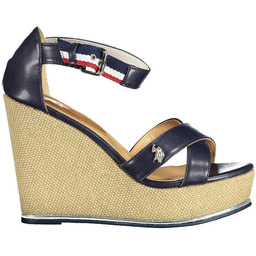 US POLO ASN. NIEBIESKIE OBUWIE SANDAŁY DAMSKIE