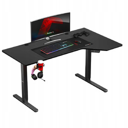 Biurko Gamingowe Elektryczne Komputerowe Stolik Dla Gracza Regulacja