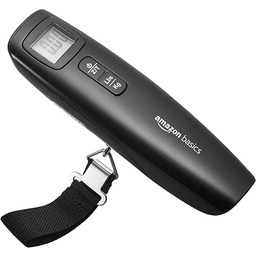 Amazon Basics cyfrowa waga bagażowa.